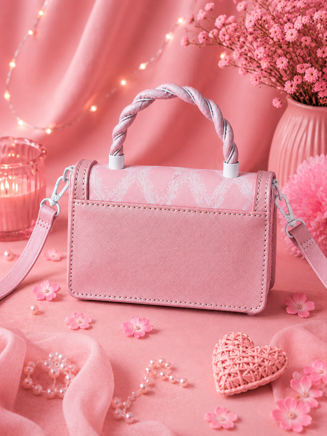 💗 Petit sac rose – Élégance & douceur