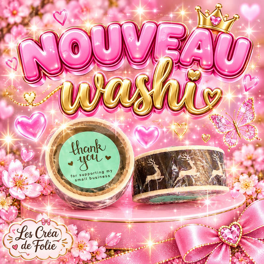 ✨ WASHI – PLUSIEURS MODÈLES DISPONIBLES ✨