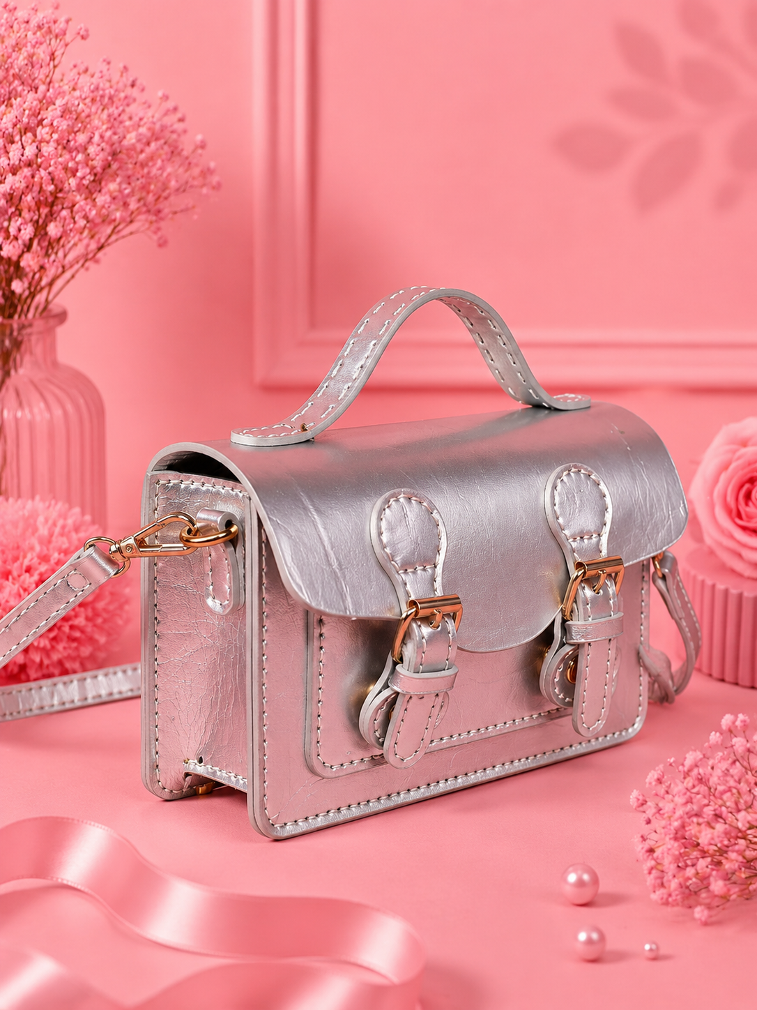 👜 Petit sac argenté chic & tendance ✨