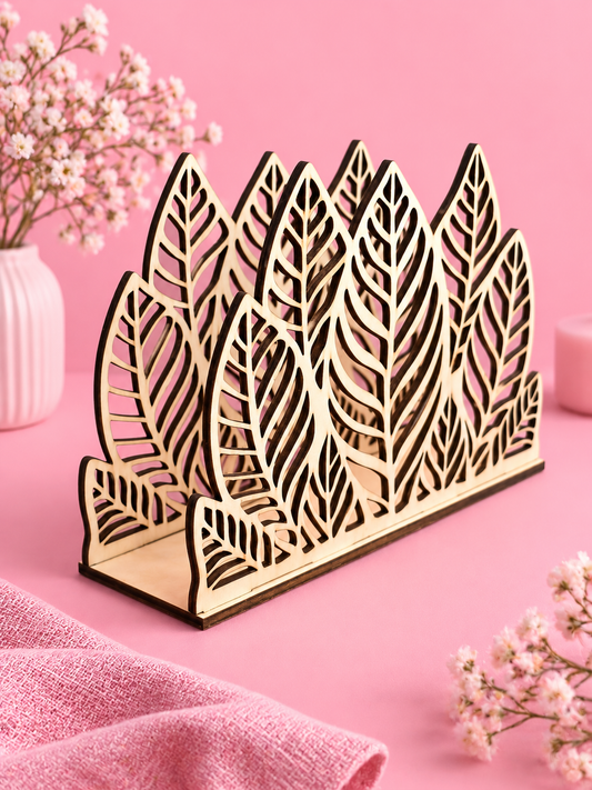 🌿 Porte-serviettes en bois – Élégance naturelle