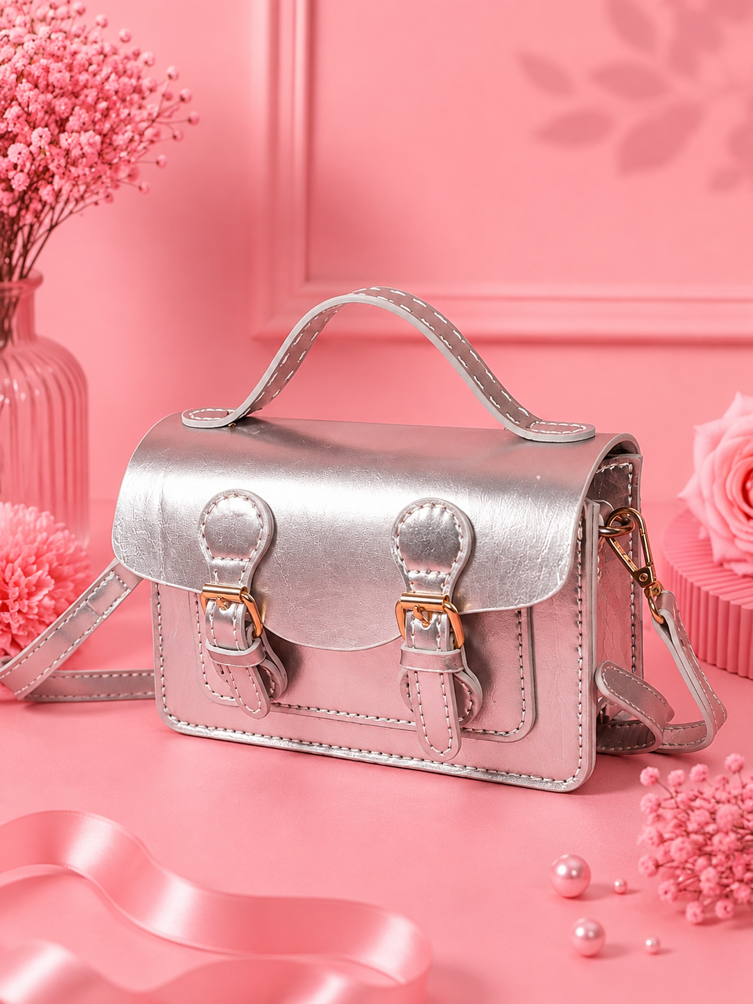 👜 Petit sac argenté chic & tendance ✨