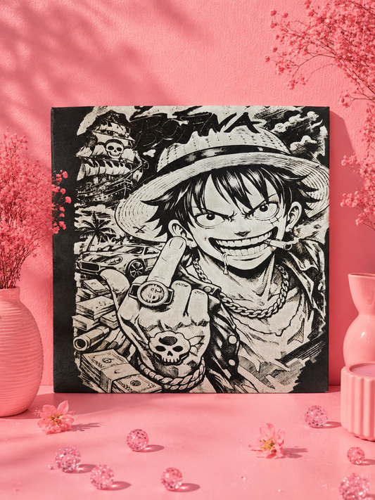 🌸 Toile gravée au laser – Élégance & originalité 🌸